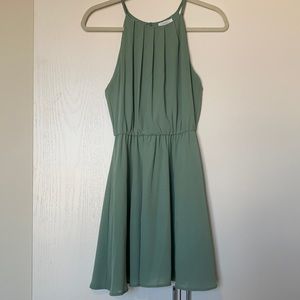 Francesca’s Dress Sage Green